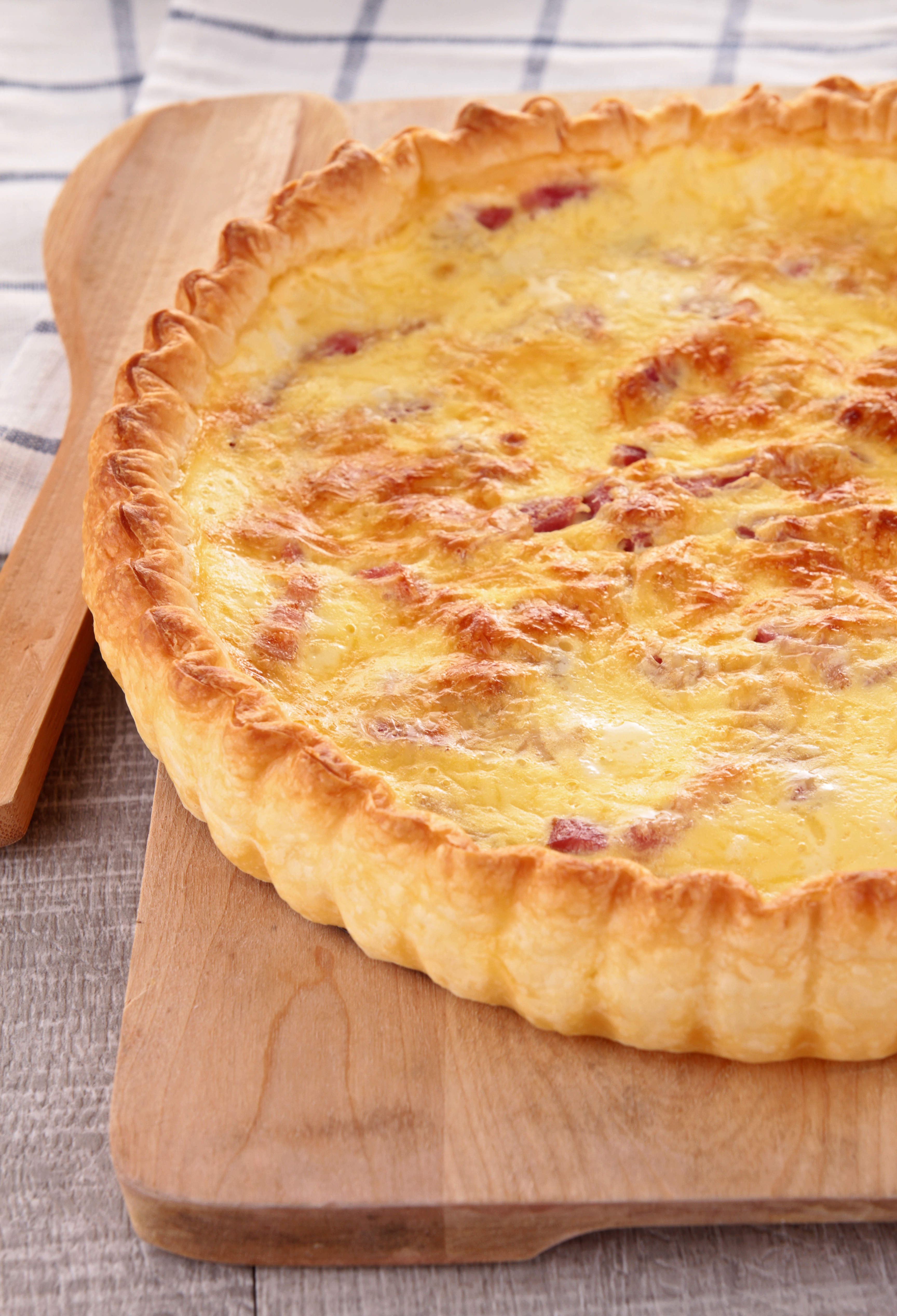 Quiche lorraine revisitée au yaourt 
